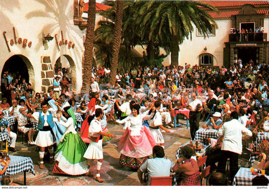 Las Palmas de Gran Canaria - Folklore Canario - folk dance - folk costumes - 5189 - Spain - unused - JH Postcards