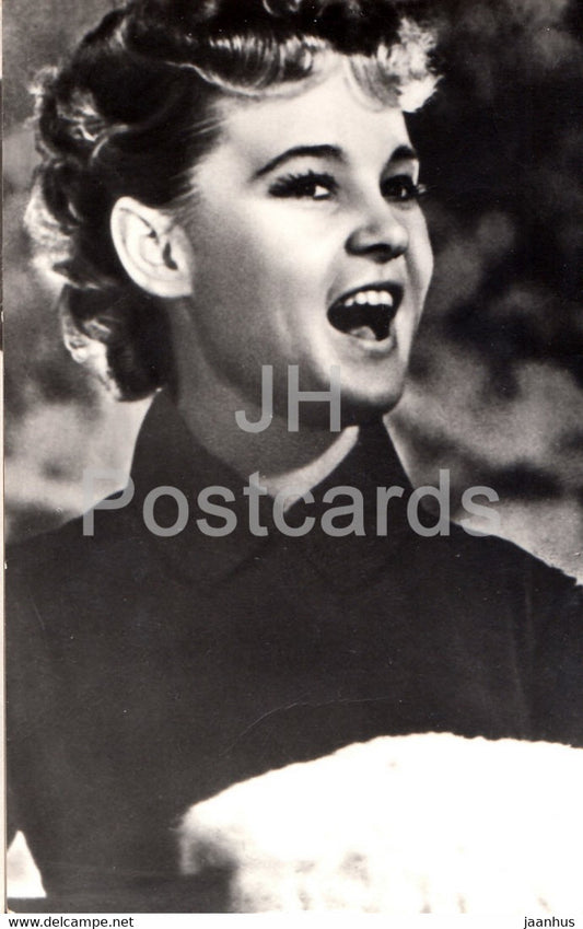 Russian Soviet movie actress Lyudmila Gurchenko - Carnival Night - 1982 - Russia USSR - unused - JH Postcards