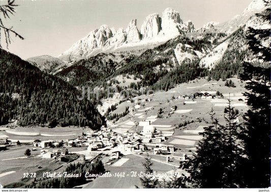 Val di Fassa - Campitello - Il Sasolungo - old postcard - Italy - unused - JH Postcards