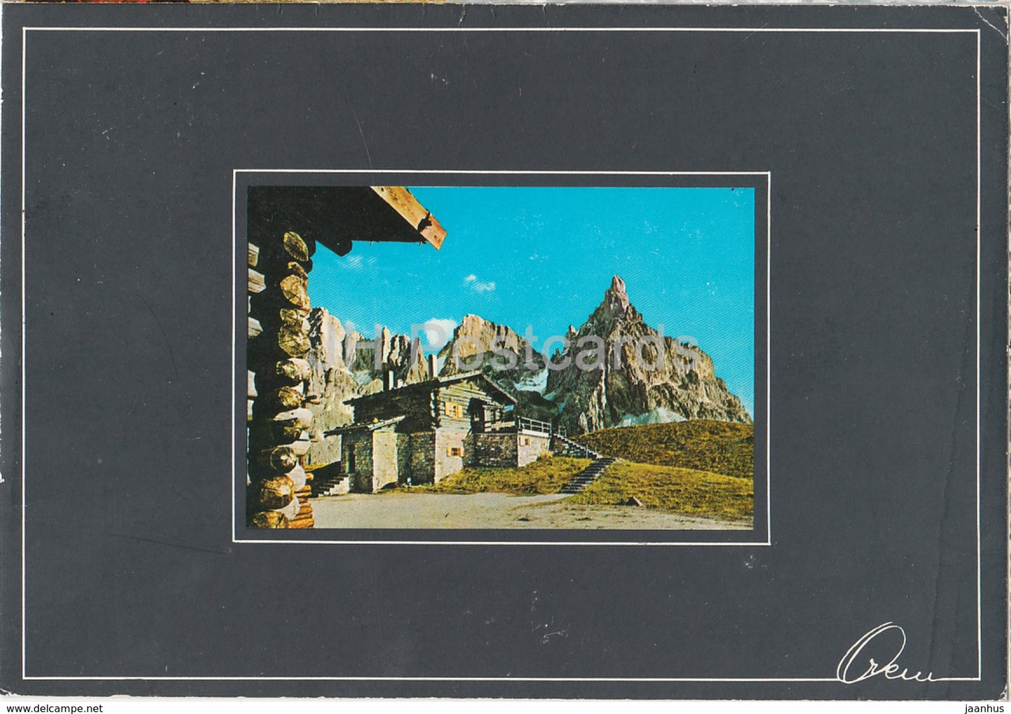 Dolomiti - Passo Rolle - Baita Segantini 2190 m - Italy - used - JH Postcards