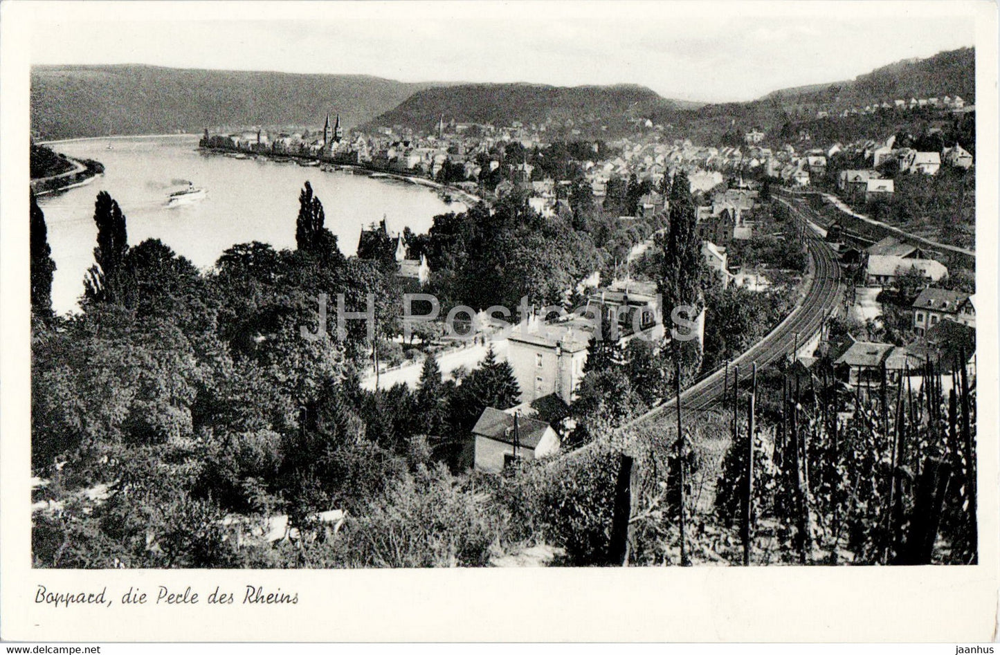 Boppard die Perle des Rheins - old postcard - Germany - unused - JH Postcards