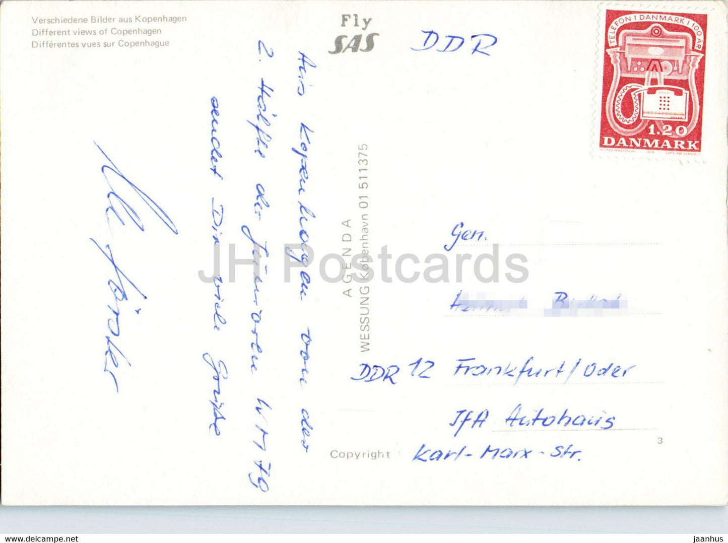 Copenhagen - Different views of Copenhagen - Denmark - used