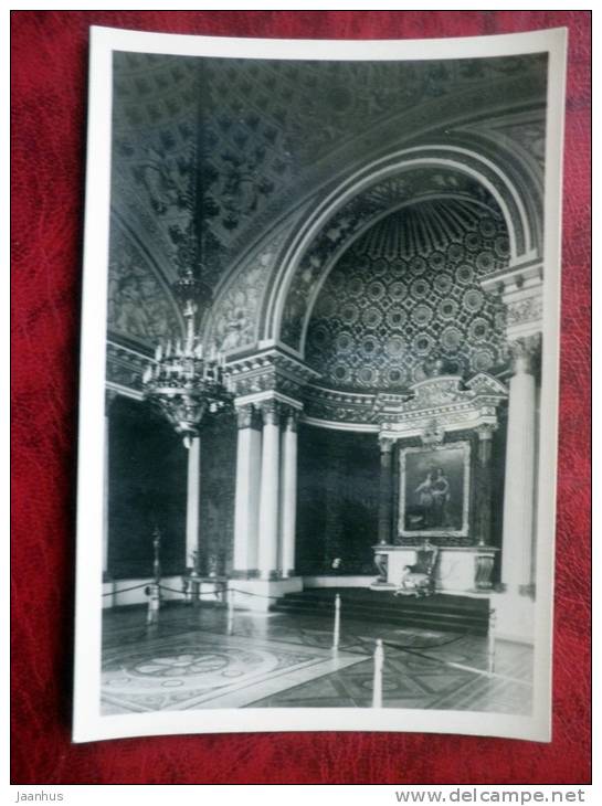 Leningrad - St. Petersburg - Hermitage museum - Peter hall - 1952 - Russia - USSR - unused - JH Postcards