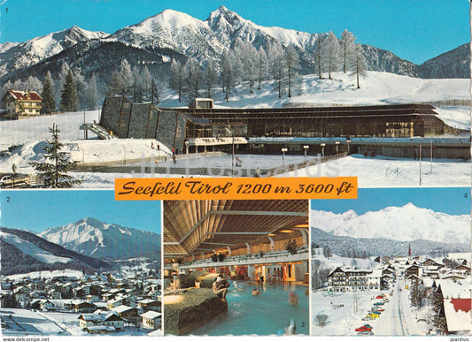 Seefeld Tirol 1200 m - Sport und Kongresszentrum - Hocheder - Hallenbad - multiview - Austria - unused - JH Postcards