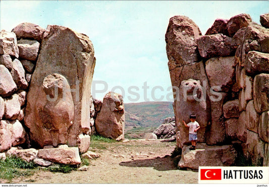 Bogazkale - Sungurlu - Hattusas Aslani Kapi - gate - ancient world - 96/253 - Turkey - unused - JH Postcards