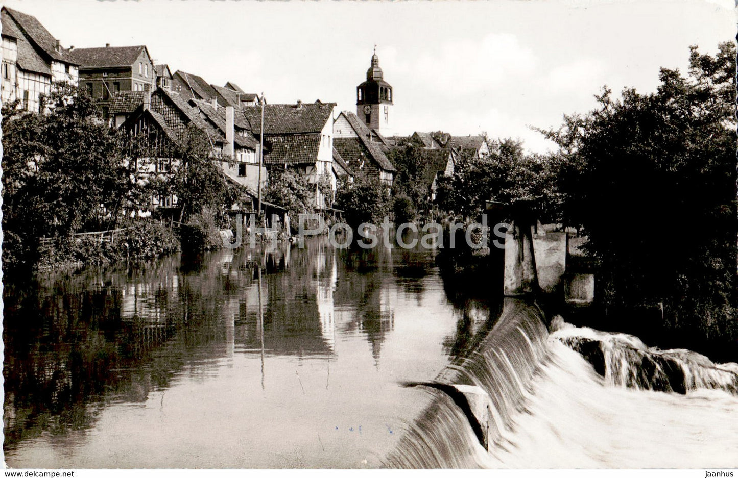 Bad Sooden Allendorf - An der Werra - old postcard - Germany - used - JH Postcards