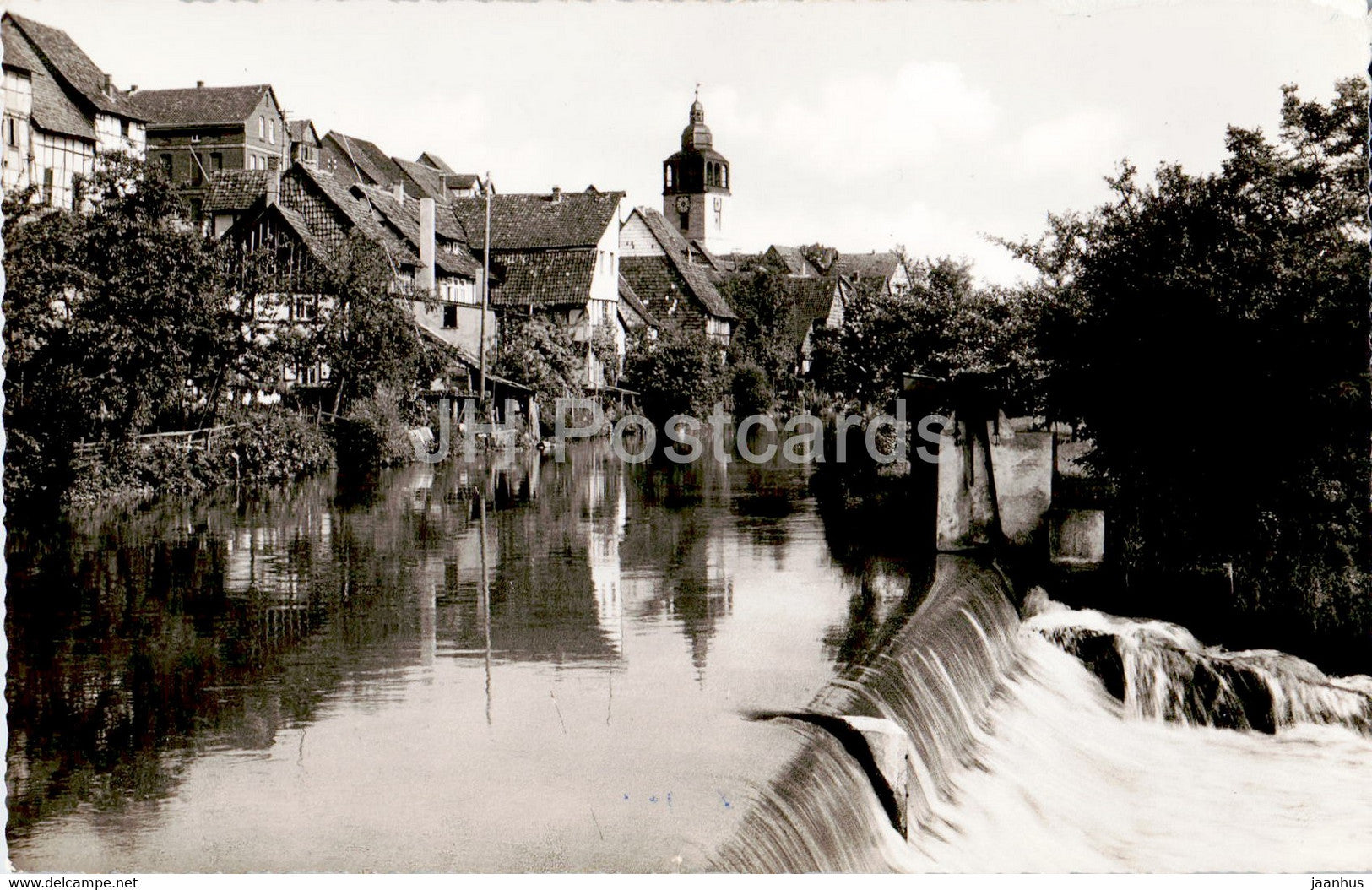 Bad Sooden Allendorf - An der Werra - old postcard - Germany - used - JH Postcards