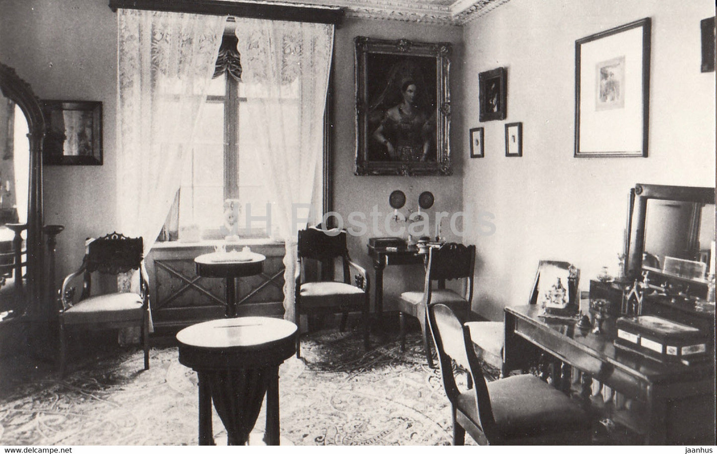 Petrodvorets - Cottage Palace - Cabinet of Grand Duchess Alexandra Nikolaevna - 1981 - Russia USSR - unused - JH Postcards