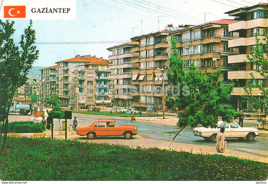 Gaziantep - car Mercedes Benz - truck - 1984 - Turkey - used - JH Postcards