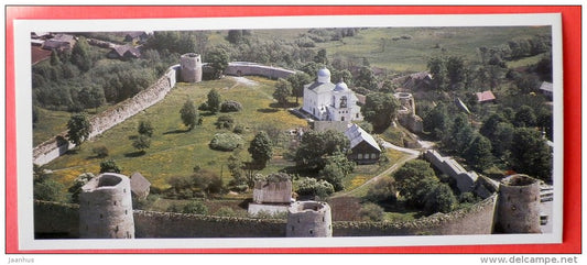 Izborsk Fortress , 14th-16th centuries - Pskov Land - 1983 - Russia USSR - unused - JH Postcards