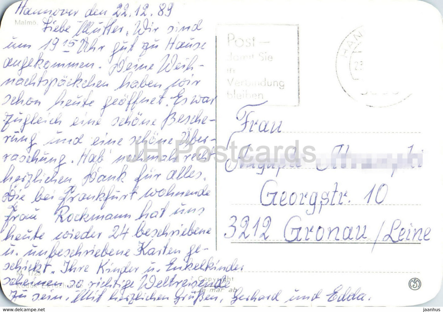 Halsningar Malmo - multiview - 1989 - Sweden - used