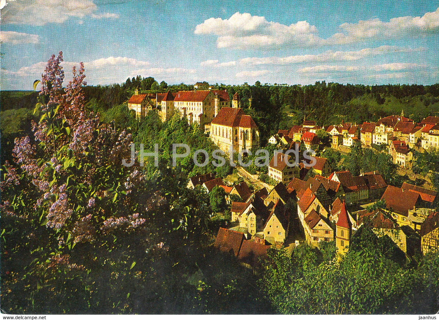 Haigerloch - Blick auf Schlosskirche und Schloss - castle - Germany - unused - JH Postcards