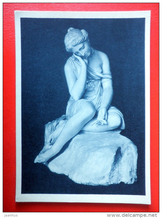 sculpture by P. Sokolov . Thrush with broken jug , 1807 - sculpture - russian art - unused - JH Postcards