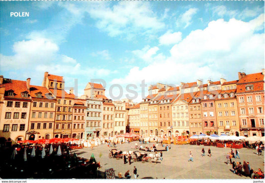 Warsaw - Warszawa - Warschau - Polen - square - Poland - unused - JH Postcards
