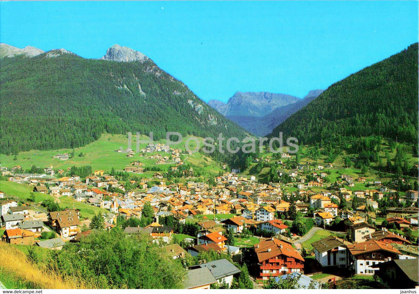 Dolomiti - Val di Fassa - Moena - verso il passos Pellegrino - Italy - unused - JH Postcards