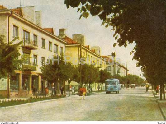Kapsukas - bus - Lithuania USSR - unused - JH Postcards