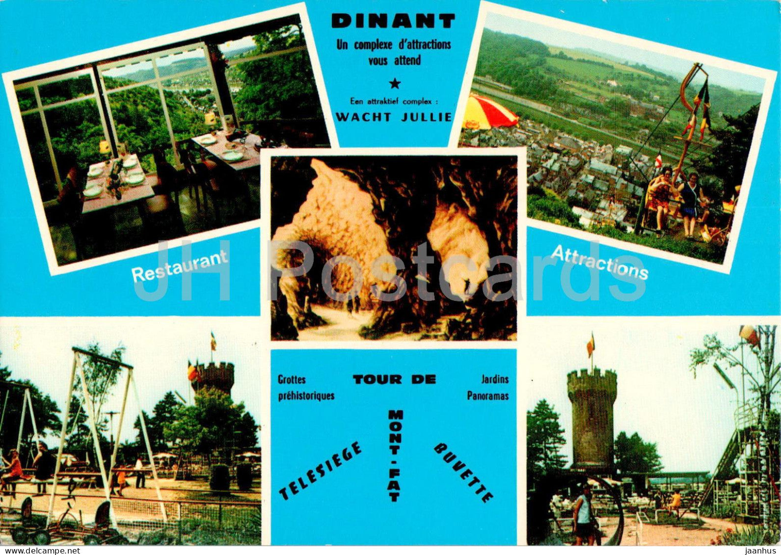 Dinant - Wacht Jullie - Restaurant - Attractions - multiview - Belgium - unused - JH Postcards