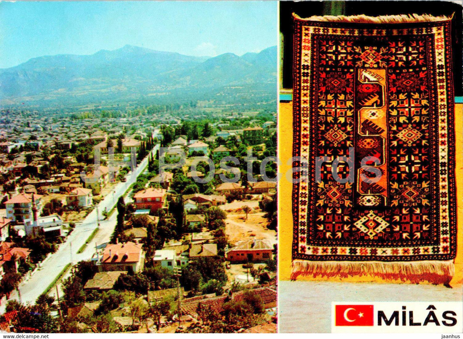 Milas - Umumi gorunus ve halisi - general view - carpet - 972 - Turkey - unused - JH Postcards