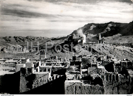 Kasbas dans la Vallee du Draa - valley - 1448 - Morocco - used - JH Postcards