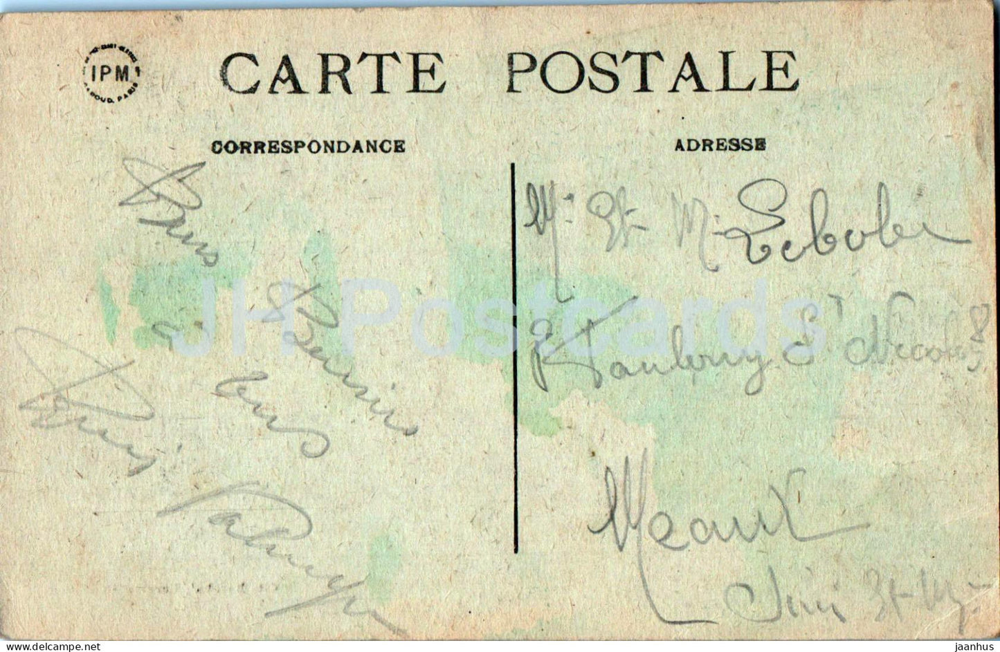 Parc de Ferrières - Grande Allée de Chasse - carte postale ancienne - France - occasion 