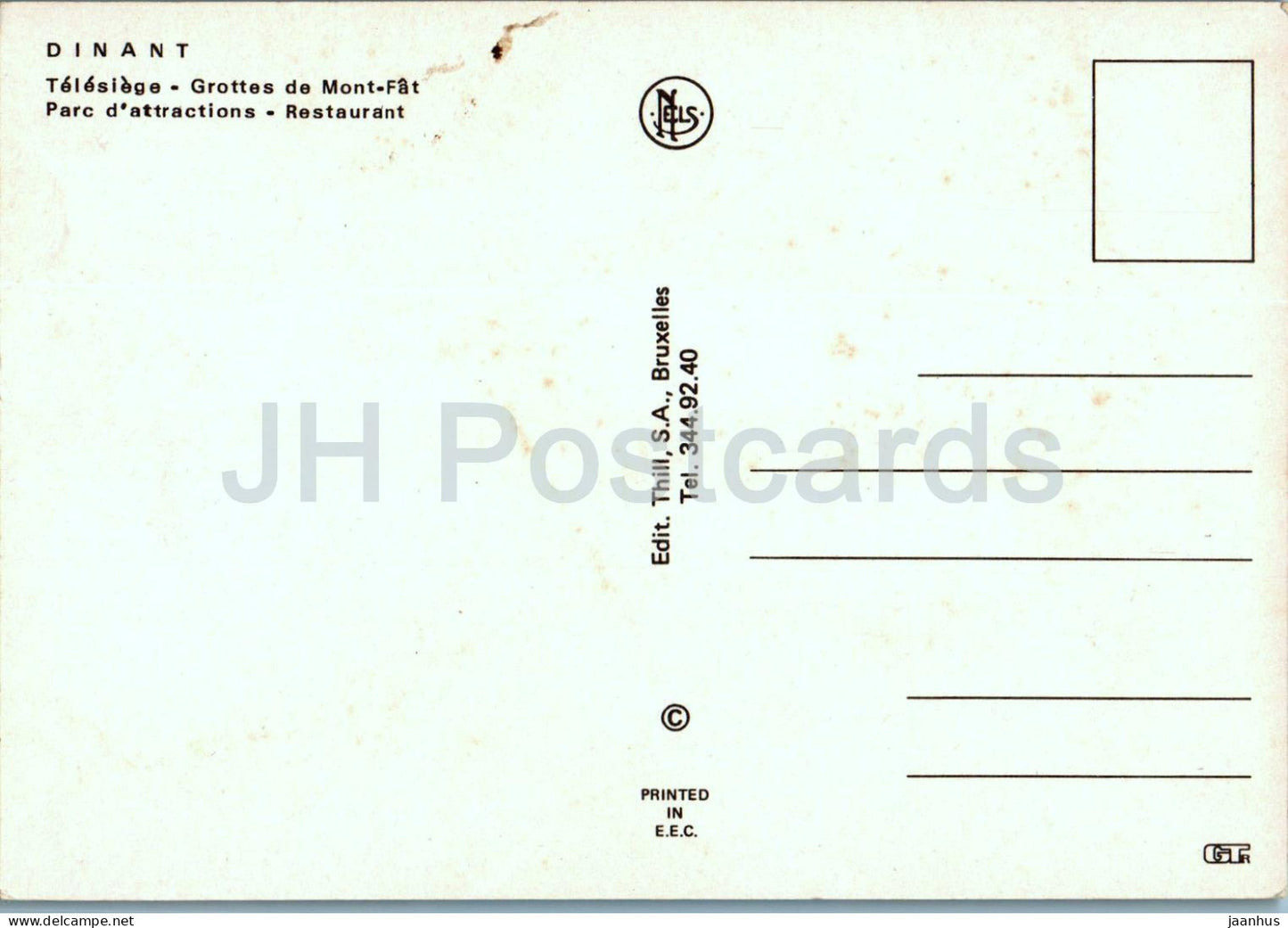 Dinant - Wacht Jullie - Restaurant - Sehenswürdigkeiten - Multiview - Belgien - unbenutzt 