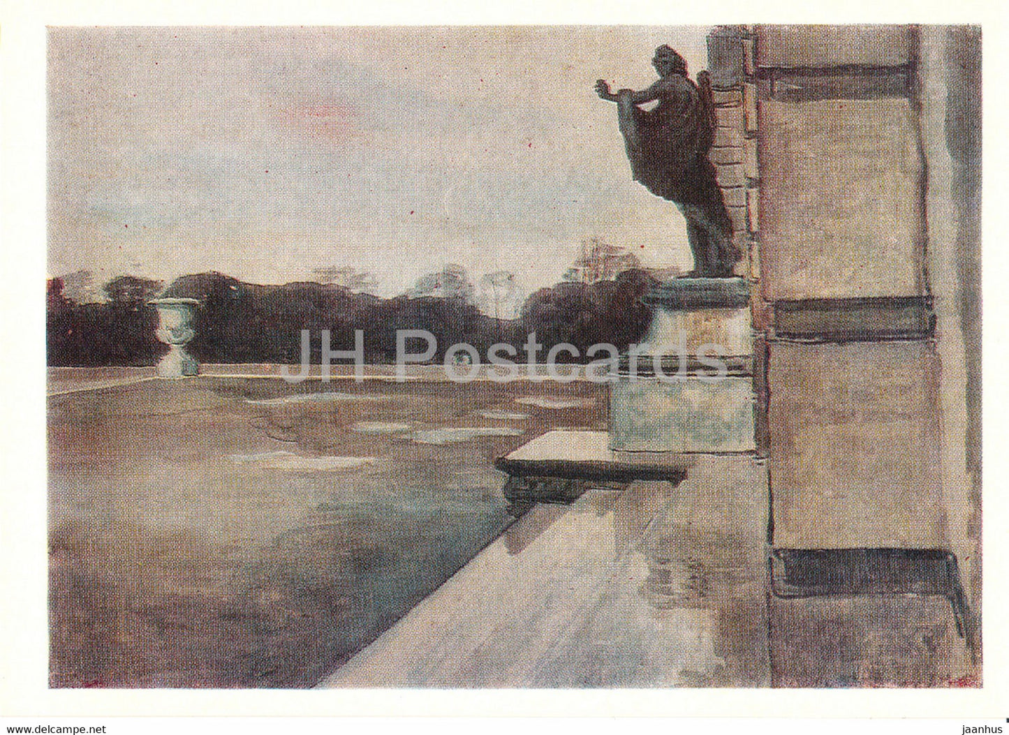 painting by Alexandre Benois - Versailles - Russian art - 1981 - Russia USSR - unused - JH Postcards