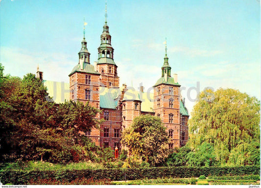 Copenhagen - Kobenhavn - Rosenborg castle - set fra Kongens Have - 9-203 - Denmark - unused - JH Postcards