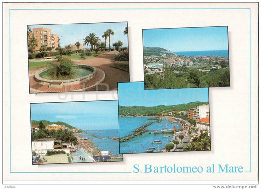 S. Bartolomeo al Mare - beach - Riviera dei Fiori - Imperia - Liguria - RV 449 - Italia - Italy - unused - JH Postcards