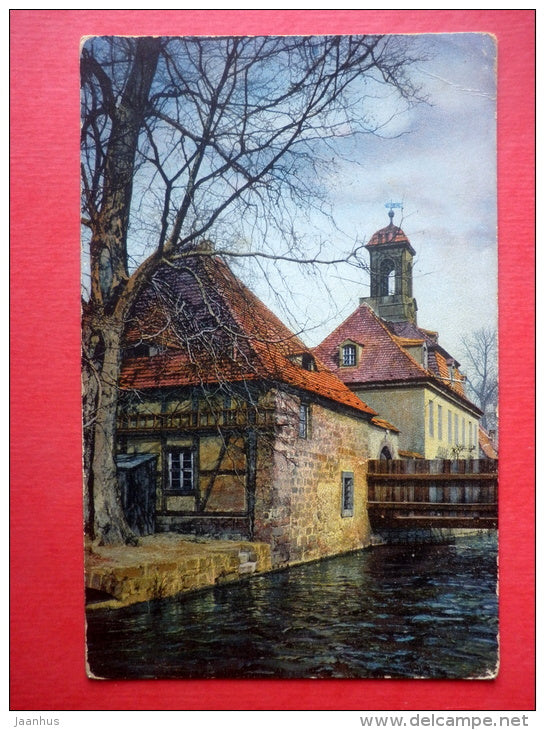 Die Alte Pulvermühle mit dem Weisseritz-Mühlgraben - Alt-Dresden - Dresden - 1213 - old postcard - Germany - unused - JH Postcards