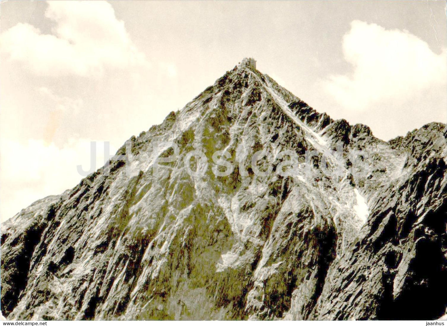 Vysoke Tatra - Lomnicky stit 2632 m - mountain - High Tatras - 1971 - Slovakia - Czechoslovakia - used - JH Postcards