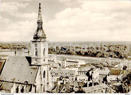 Bratislava - dom Sv Martina - St. Martin's Cathedral - hotel -  Slovakia - Czechoslovakia - used - JH Postcards