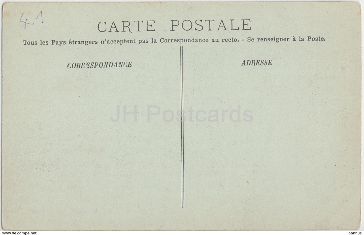 Blois - Le Chateau - Aile Louis XII - Entree du Grand Escalier - Schloss - 52 - alte Postkarte - Frankreich - unbenutzt