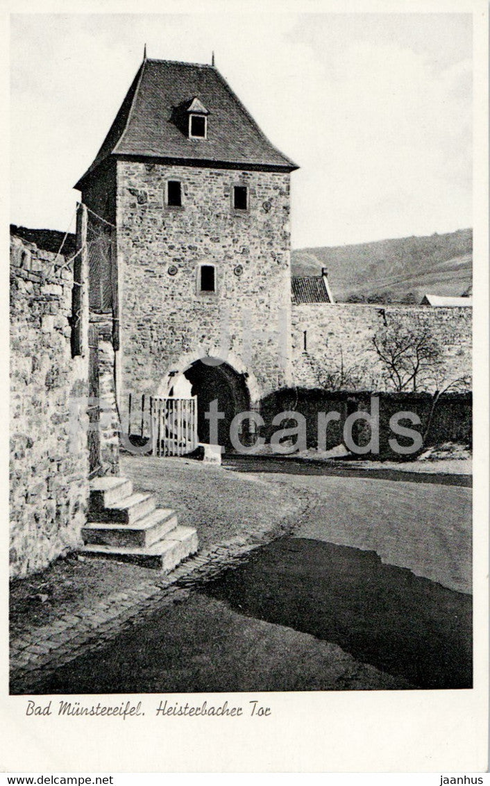 Bad Munstereifel - Heisterbacher Tor - old postcard - Germany - unused - JH Postcards