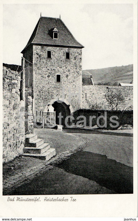 Bad Munstereifel - Heisterbacher Tor - old postcard - Germany - unused - JH Postcards