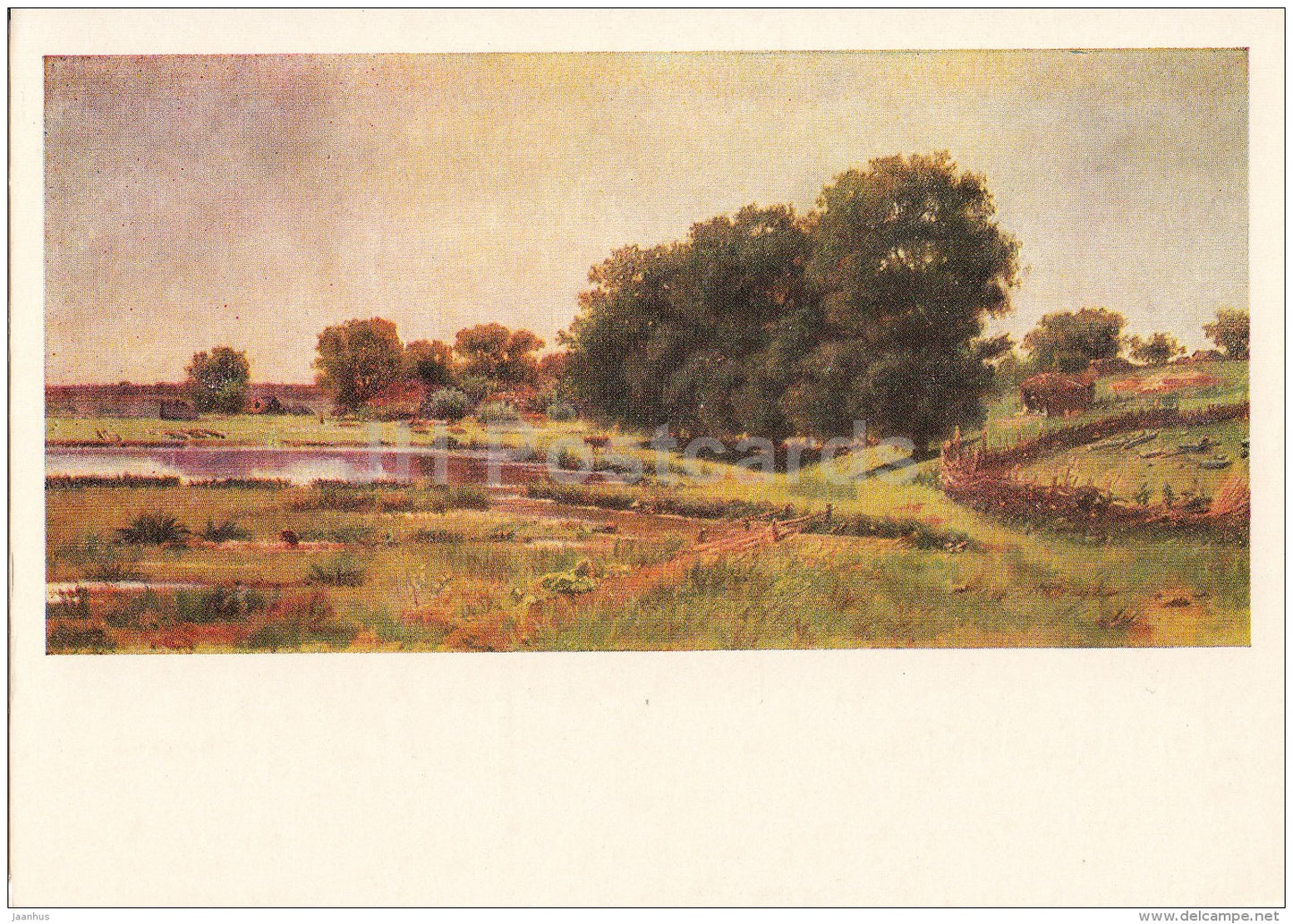 painting by L. Kamenev - Midday - Russian art - 1974 - Russia USSR - unused - JH Postcards