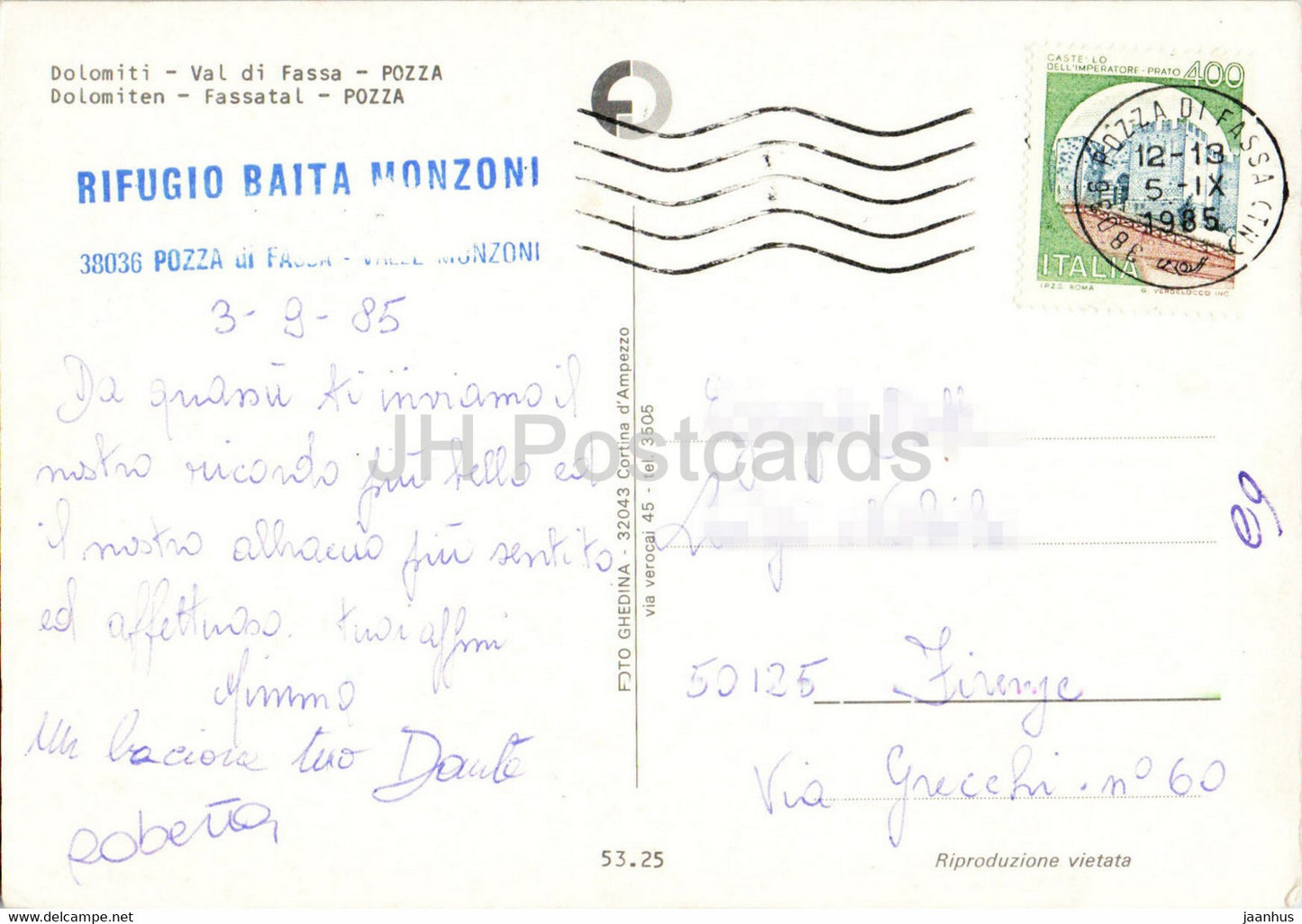 Pozza – Val di Fassa – Dolomiti – Auto – 1985 – Italien – gebraucht