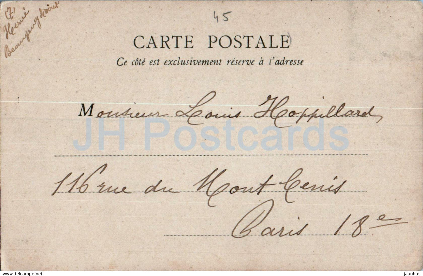 Beaugency - Vieille Tour dite de Cesar - Old Tower called Caesar - old postcard - 1905 - France - used