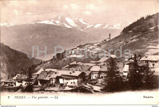 Peisey - Vue Generale - 2 - old postcard - France - unused - JH Postcards