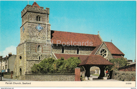Seaford - Parish Church - S.5209 - 1985 - United Kingdom - England - used - JH Postcards