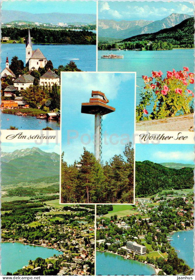 Am Schonen Worther See - Maria Worth - Klagenfurt - Velden - multiview - 1/918 - 1978 - Austria - used - JH Postcards