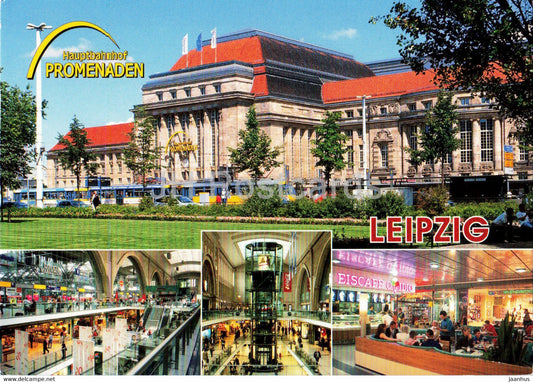 Leipzig - Hauptbahnhof Promenaden - Grosster Kopfbahnhof Europas - railway station - Germany - unused - JH Postcards