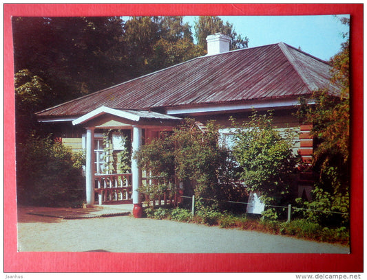 House of Alexander Pushkin's Nanny - Mikhaylovskoye - Pskov District - postal sationary - 1975 - Russia USSR - unused - JH Postcards