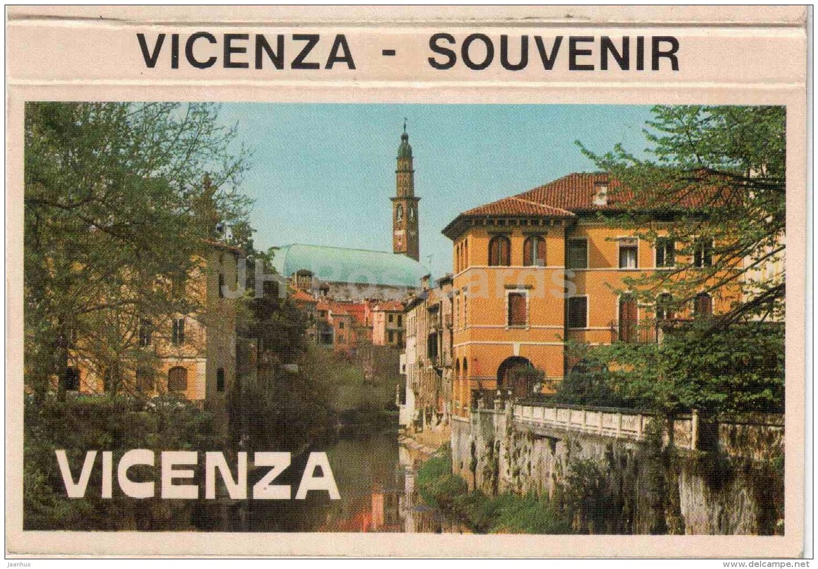 mini photo book with 19 photos - leporello - Vicenza - Italy - unused - JH Postcards