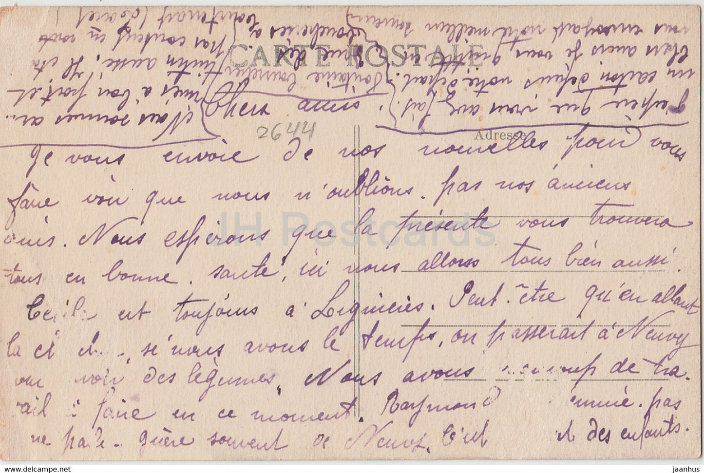 Courtenay - Maison Aristide - alte Postkarte - Frankreich - gebraucht