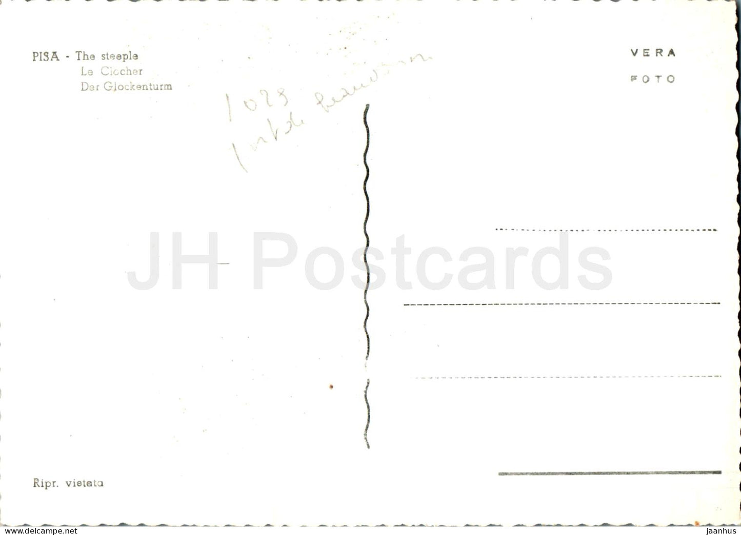 Pisa - Torre Pendente - The steeple - 93 - Italy - unused