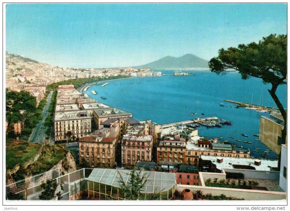 panorama - port - Napoli - Naples - Campania - 216 - Italia - Italy - used - JH Postcards