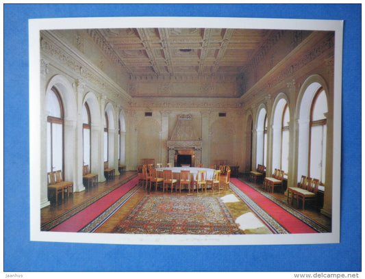 White Hall - Livadia Palace - 1978 - Ukraine USSR - unused - JH Postcards