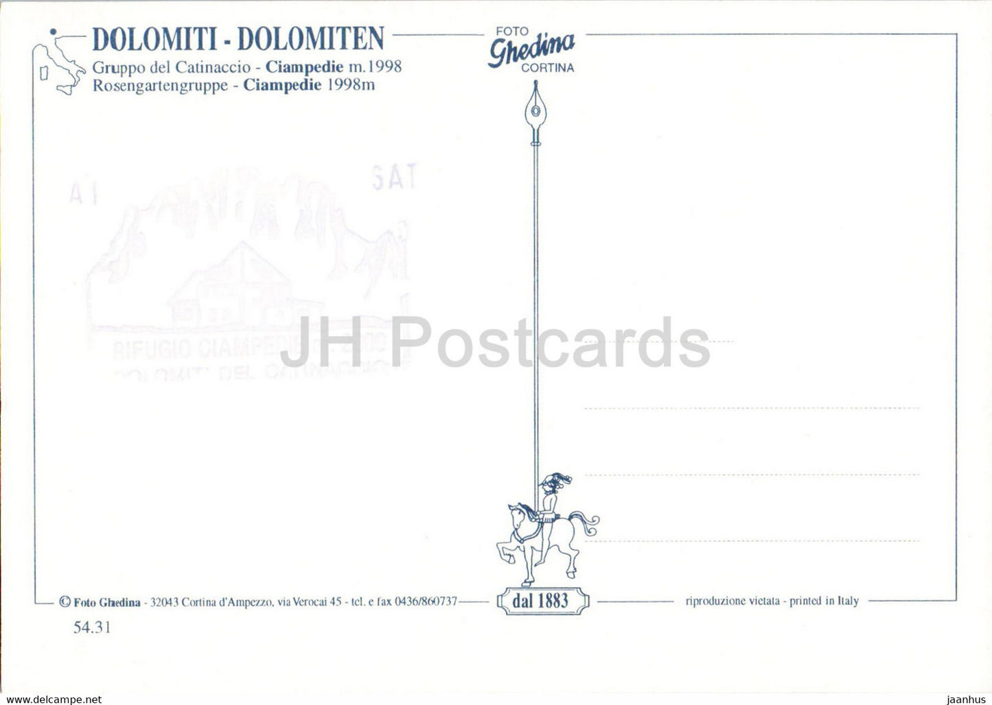 Ciampedie - Dolomiti - Gruppo del Catinaccio - Rosengartengruppe - téléphérique - Italie - inutilisé