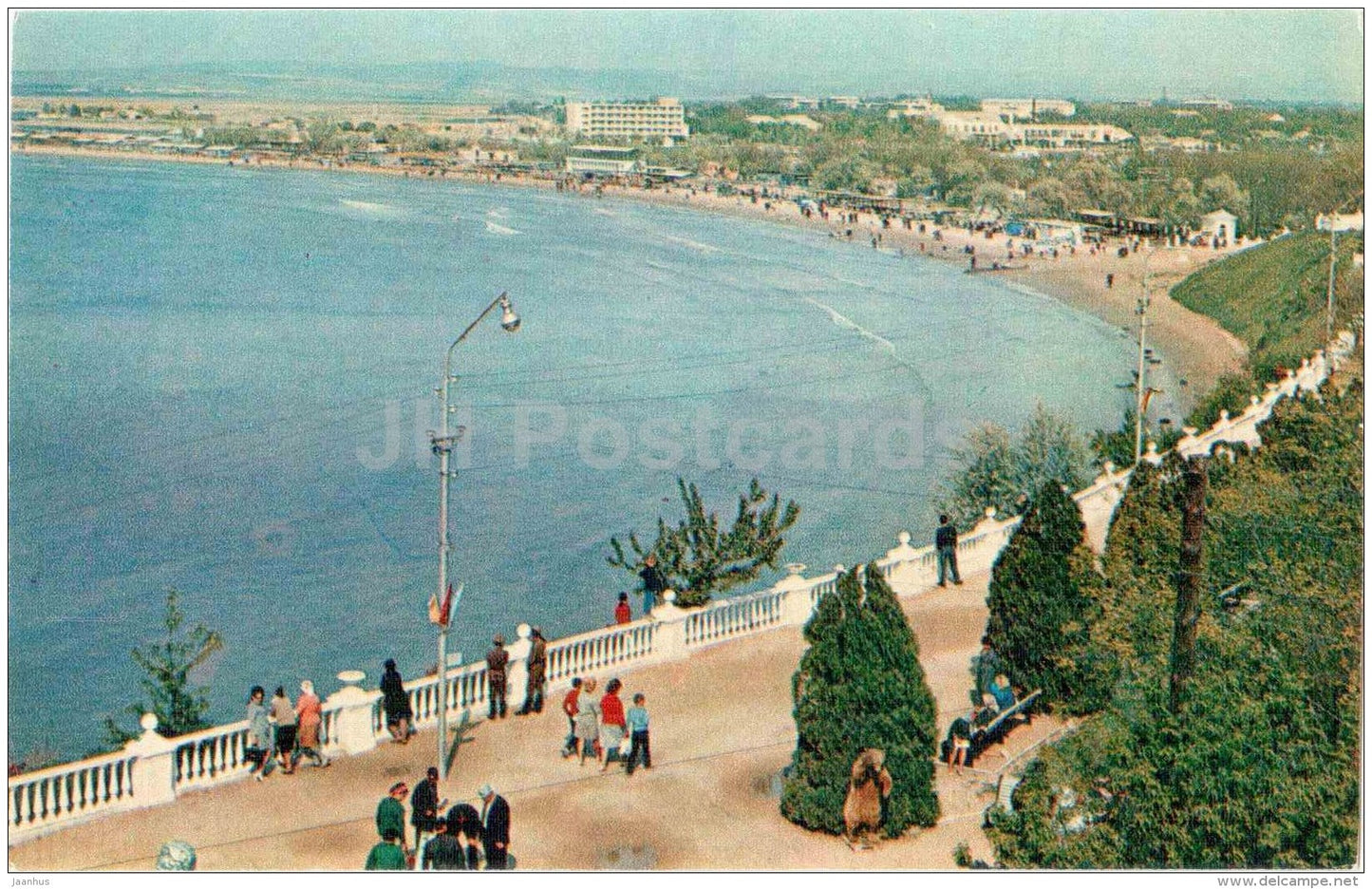 embankment - Anapa - 1973 - Russia USSR - unused - JH Postcards