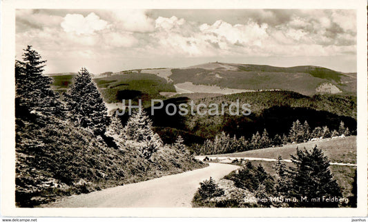 Belchen mit Feldberg - old postcard - Germany - unused - JH Postcards